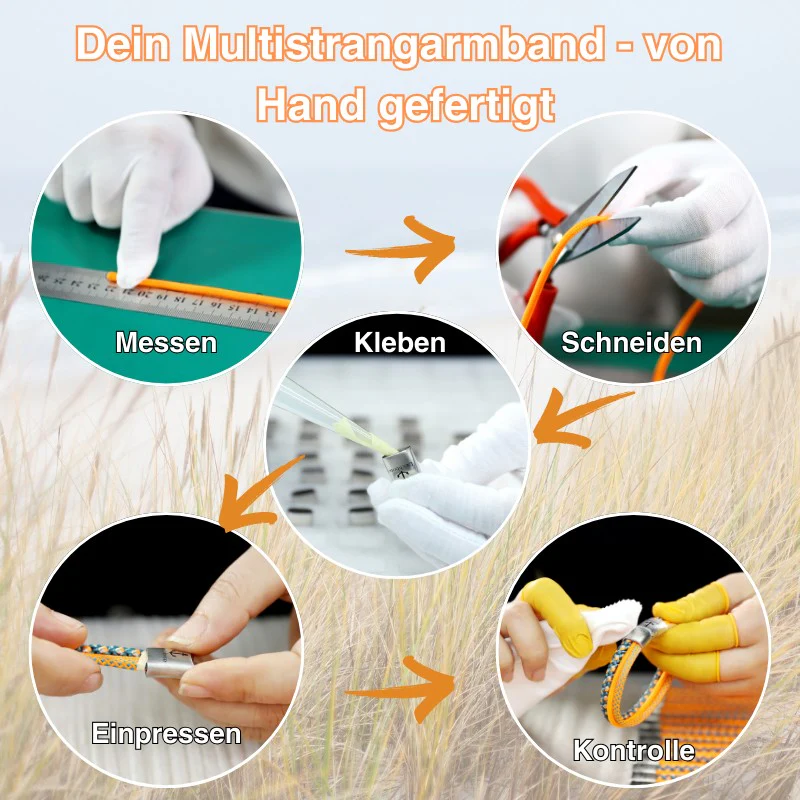 Multistrang Armband Joleen 2 (Fibre Leder) (Veggie) - Image 5