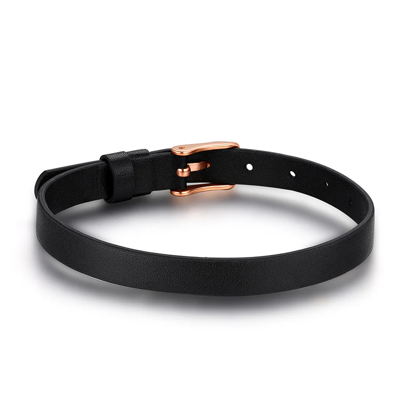 Armband Veggie-Leder schwarz (Lüttje-Charming) - Image 3