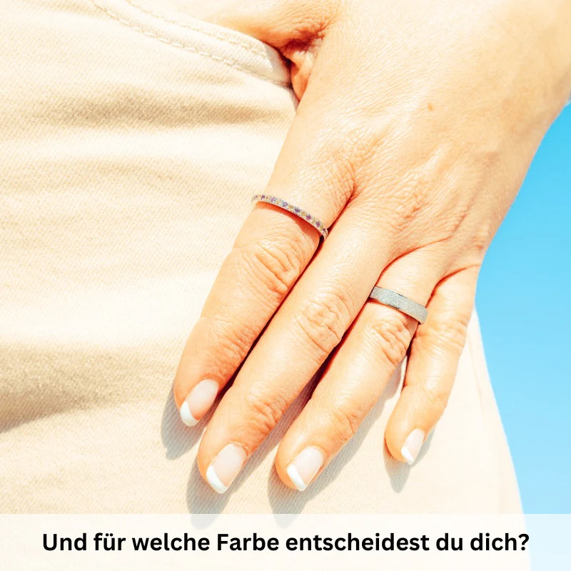 Edelstahl Ring sandgestrahlt 4mm (Stapelring) - Image 8