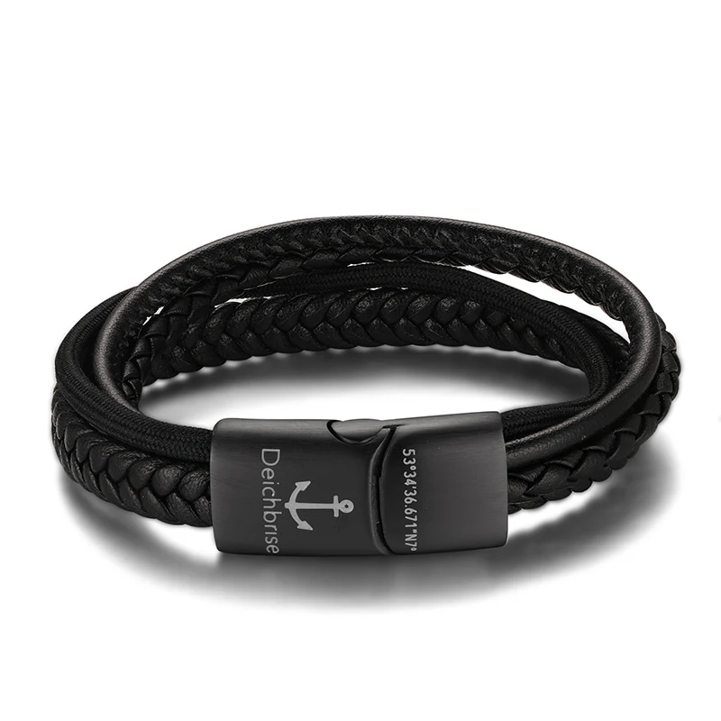 Leder & Segeltau Armband Rocky (Multistrang) - Image 6