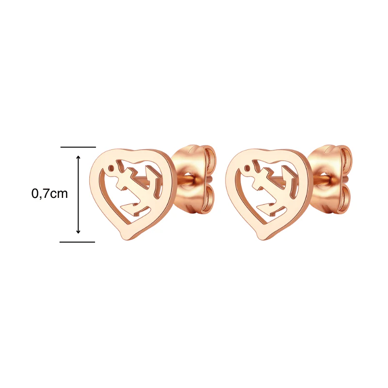Ohrstecker Ankerliebe aus Edelstahl - Image 6